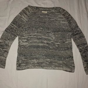 Black wand white sweater